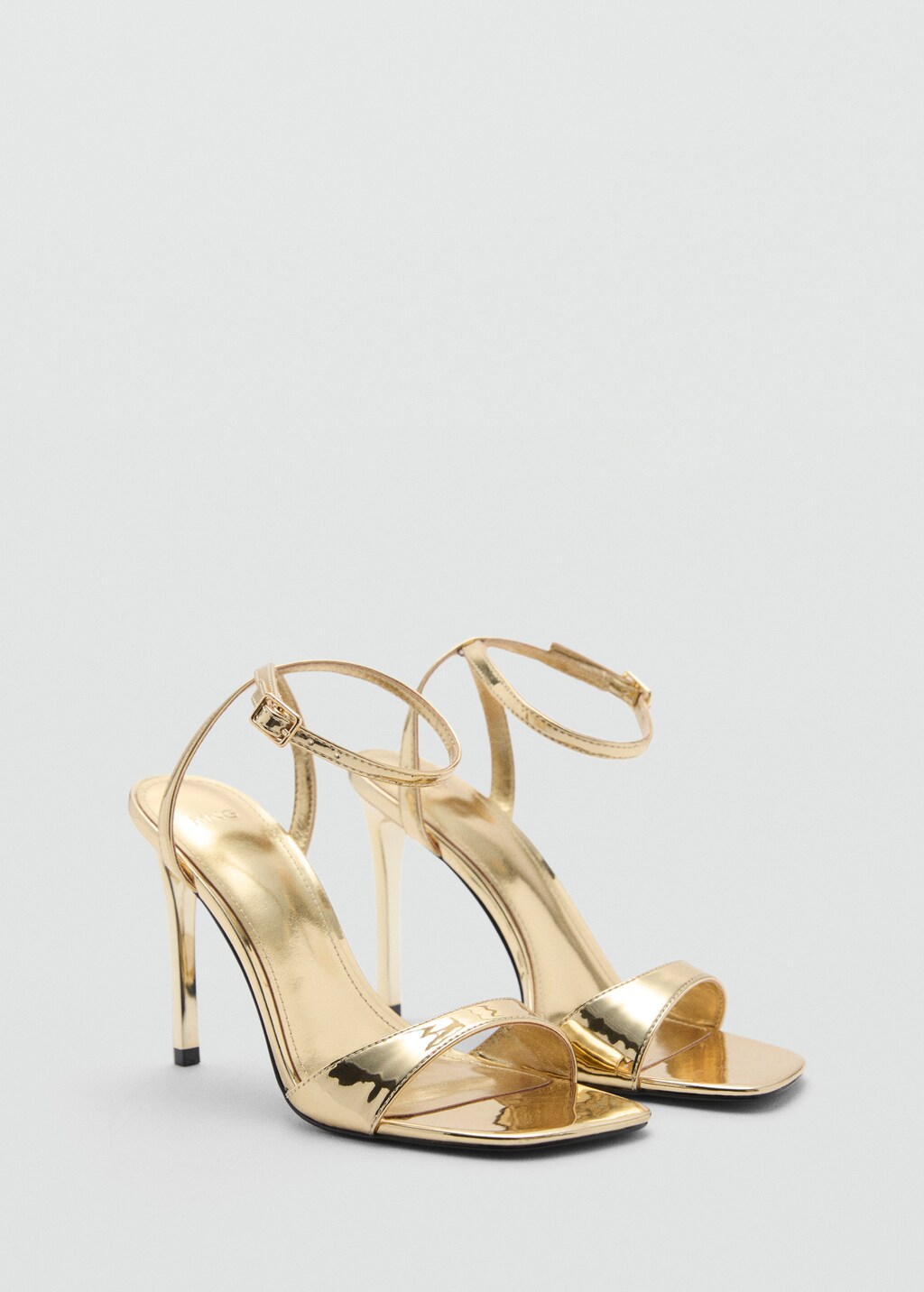 Strappy heeled sandals - Gold