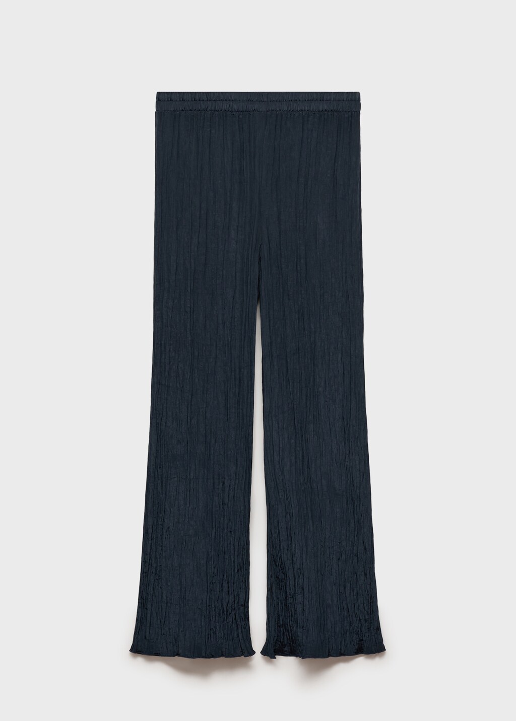 Pleated straight trousers - Vanilla