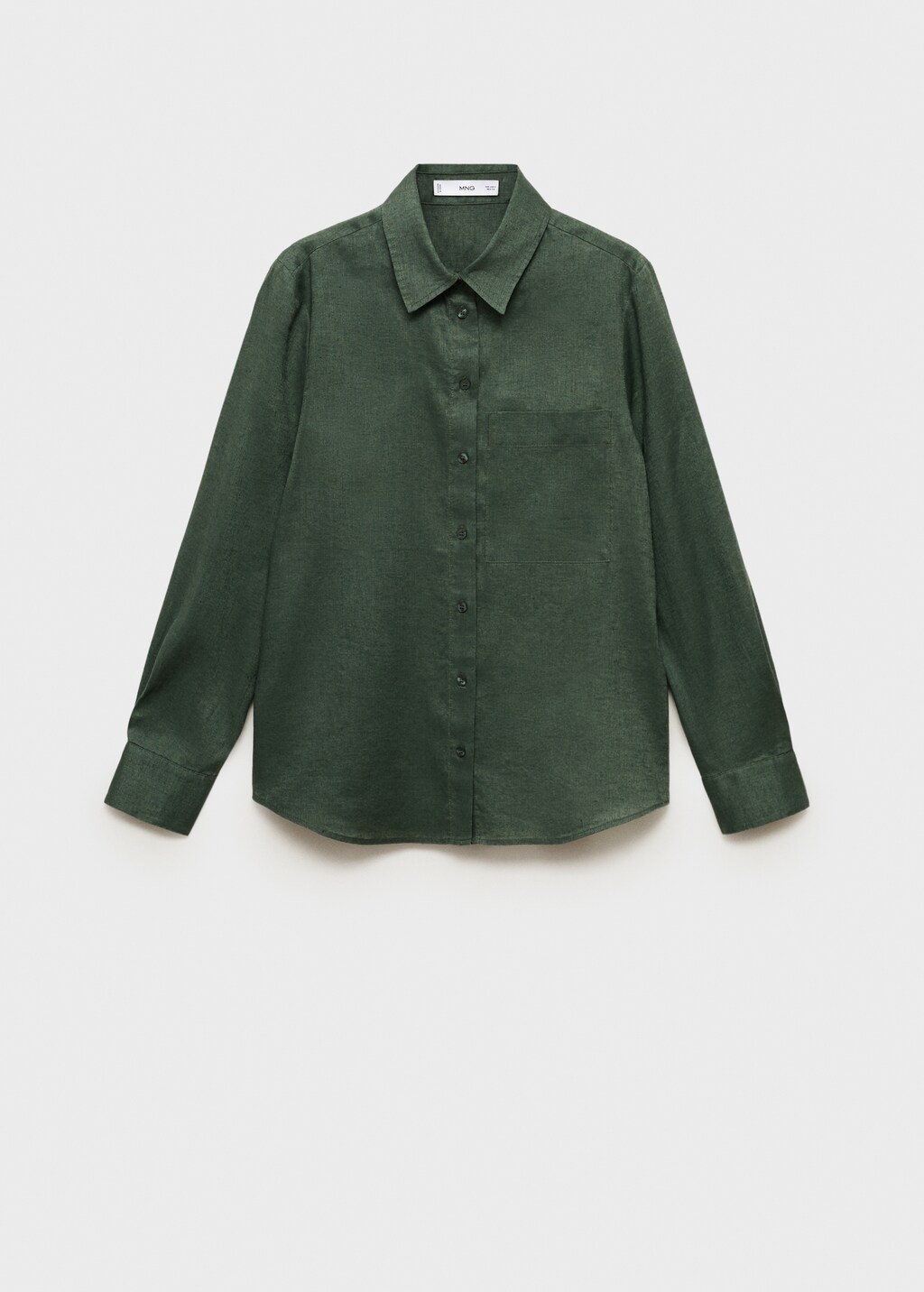 Pocket linen shirt - Off White