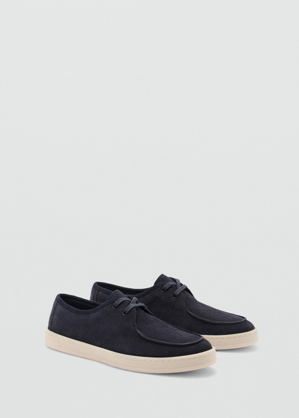 Suede nautical shoes - Beige