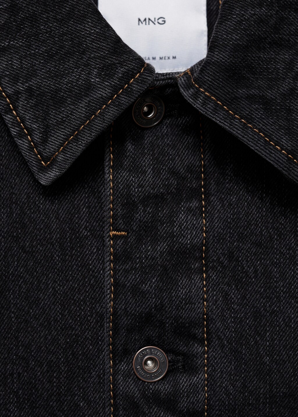 Dark-wash denim jacket - Open Grey