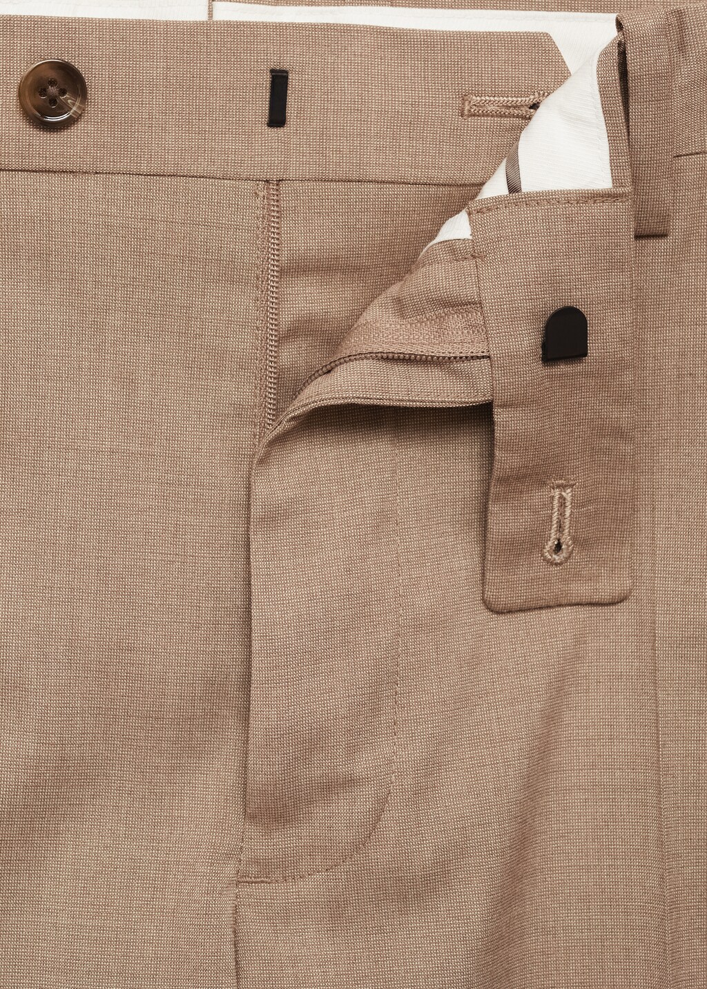 Milan slim-fit suit trousers - Grey