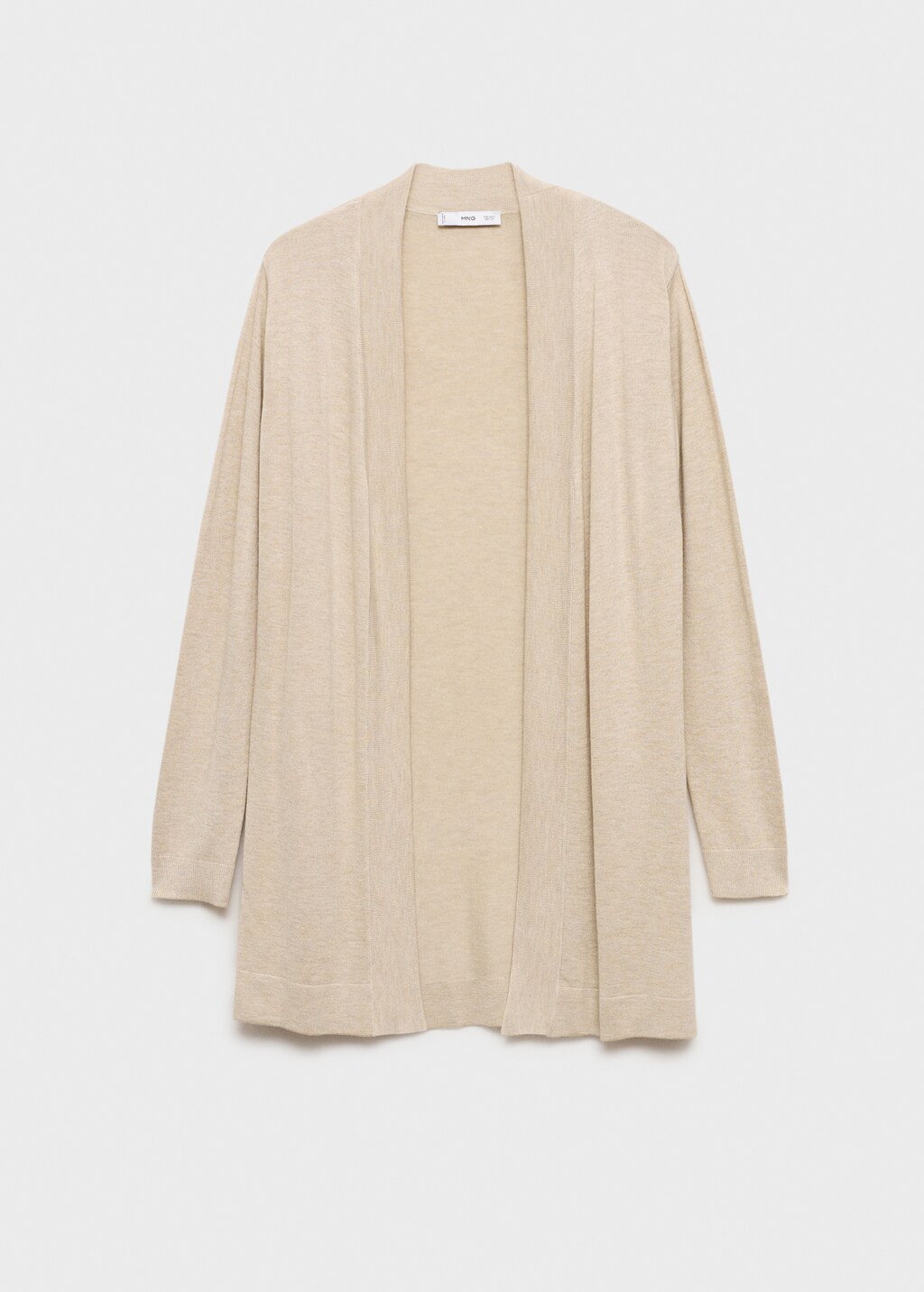 Fine-knit cardigan - Black