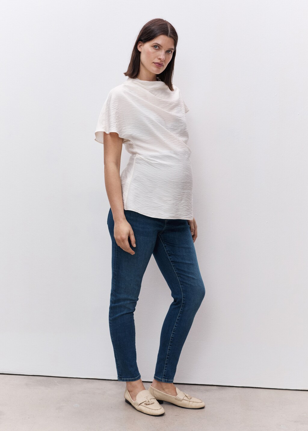 Maternity skinny jeans - Black denim