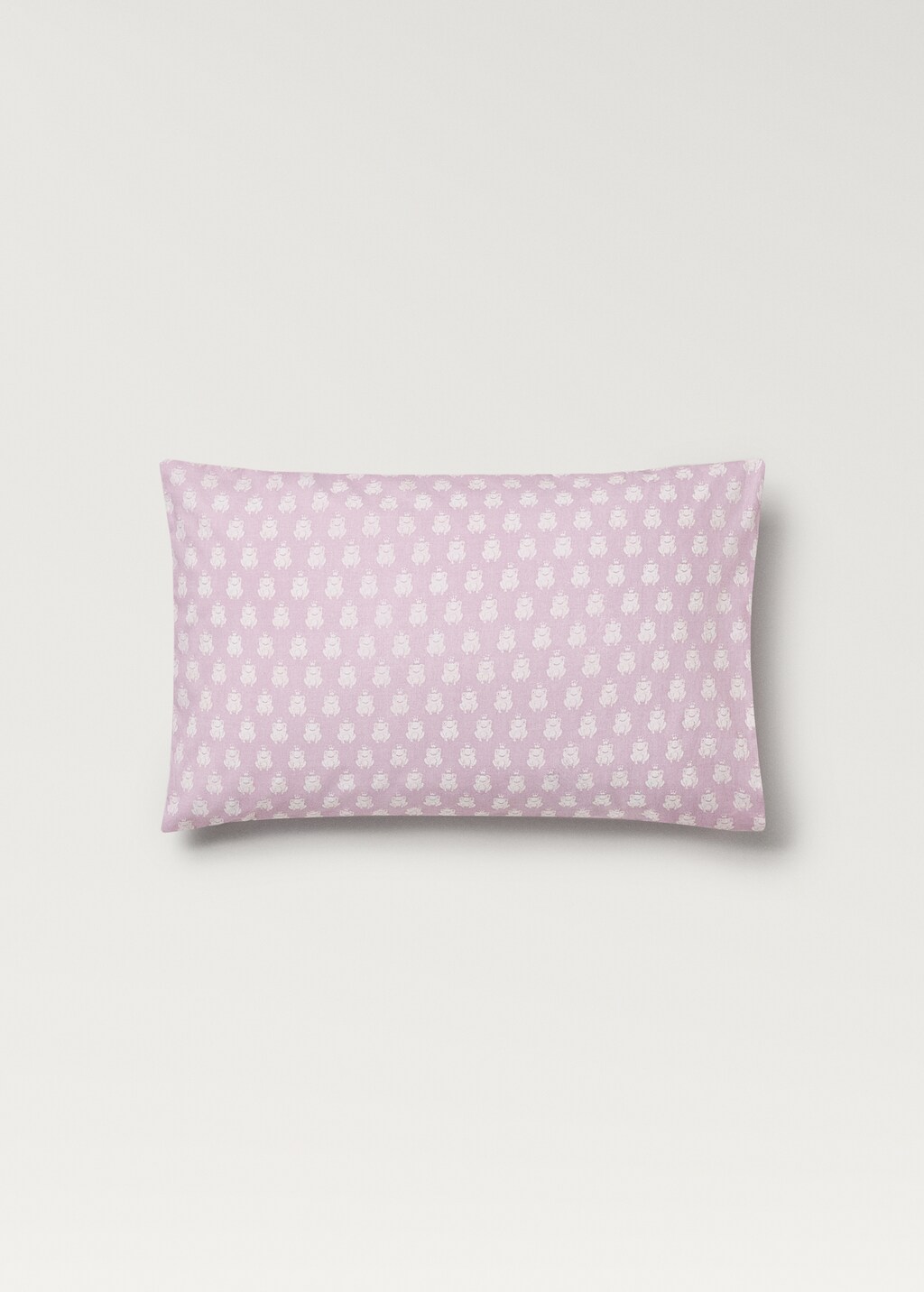 Children's pillowcase cotton percale printed 30x50 cm - Aqua Green