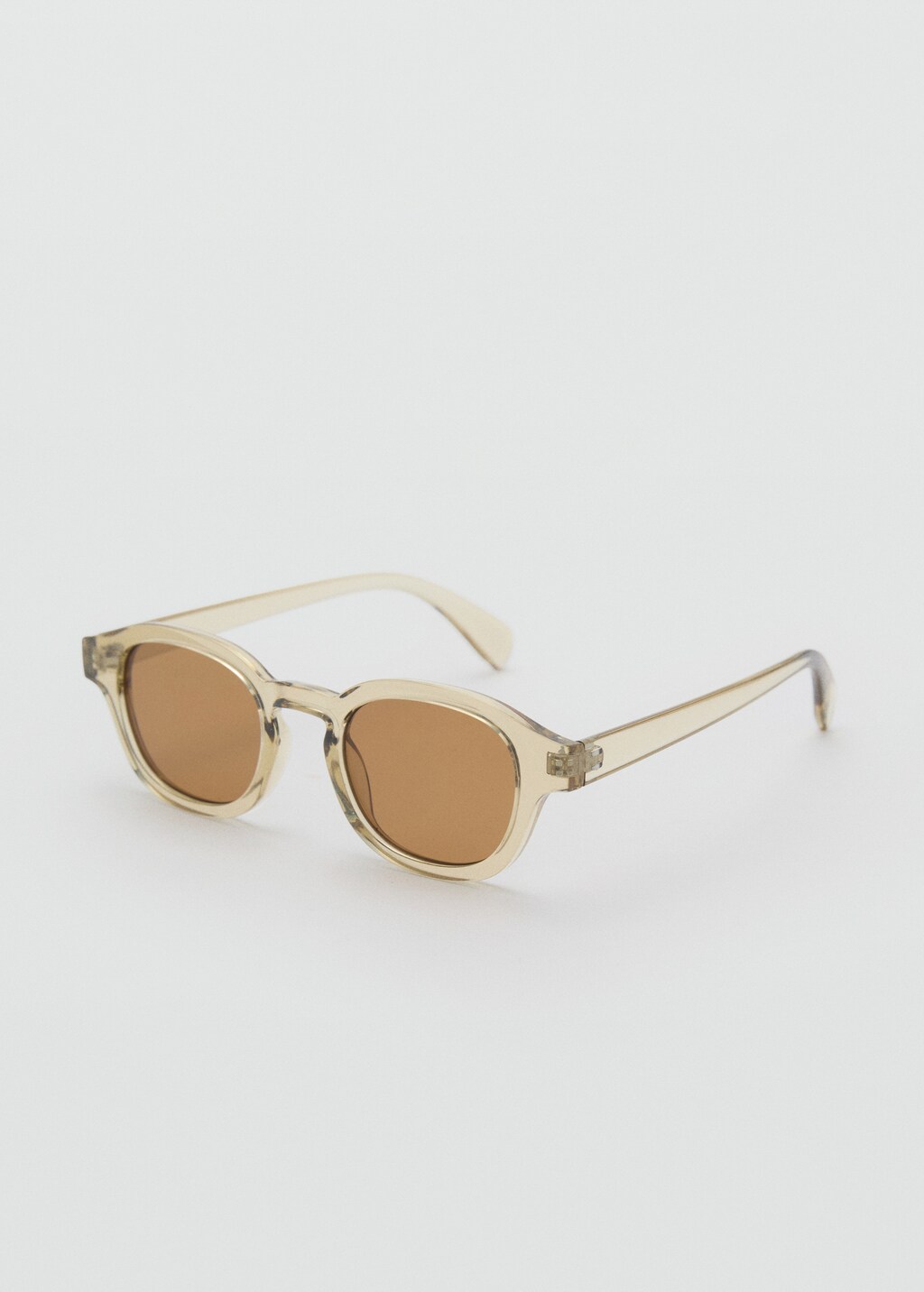 Semi-transparent frame sunglasses - Green
