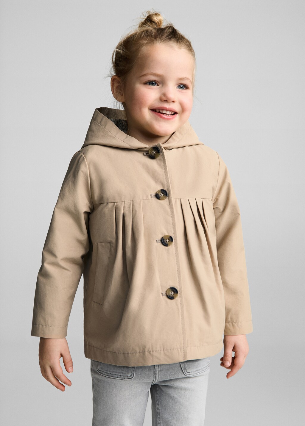 Hooded jacket - Sand
