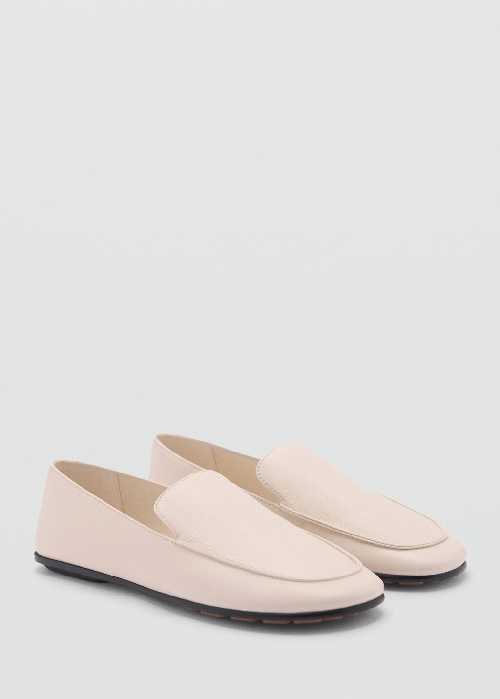 Leather loafers - White