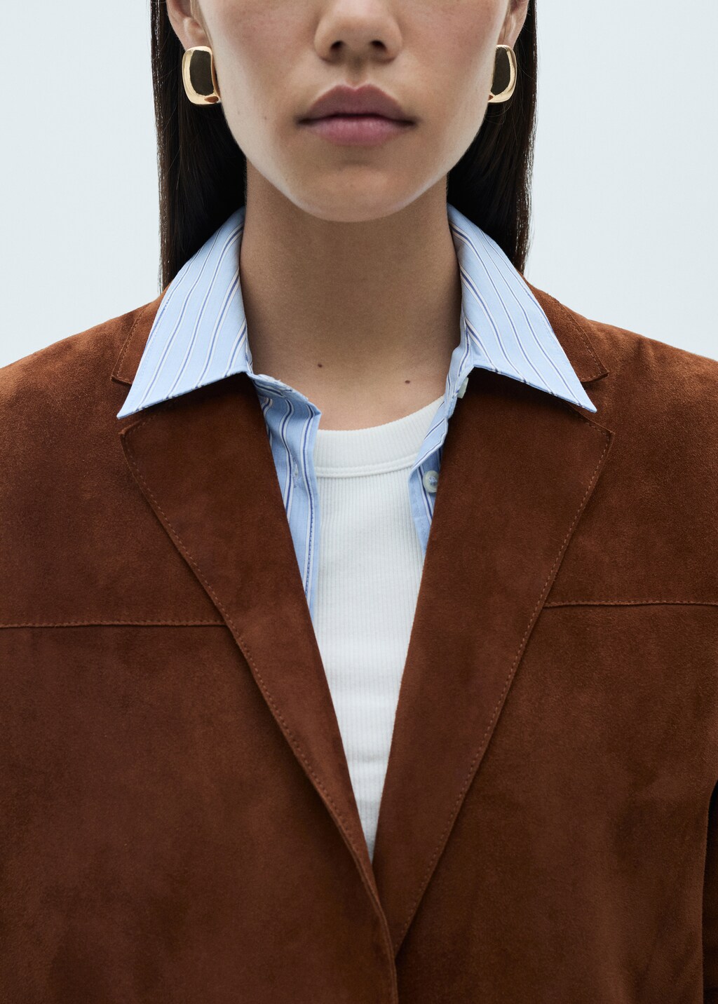 Volume hoop earrings - Silver