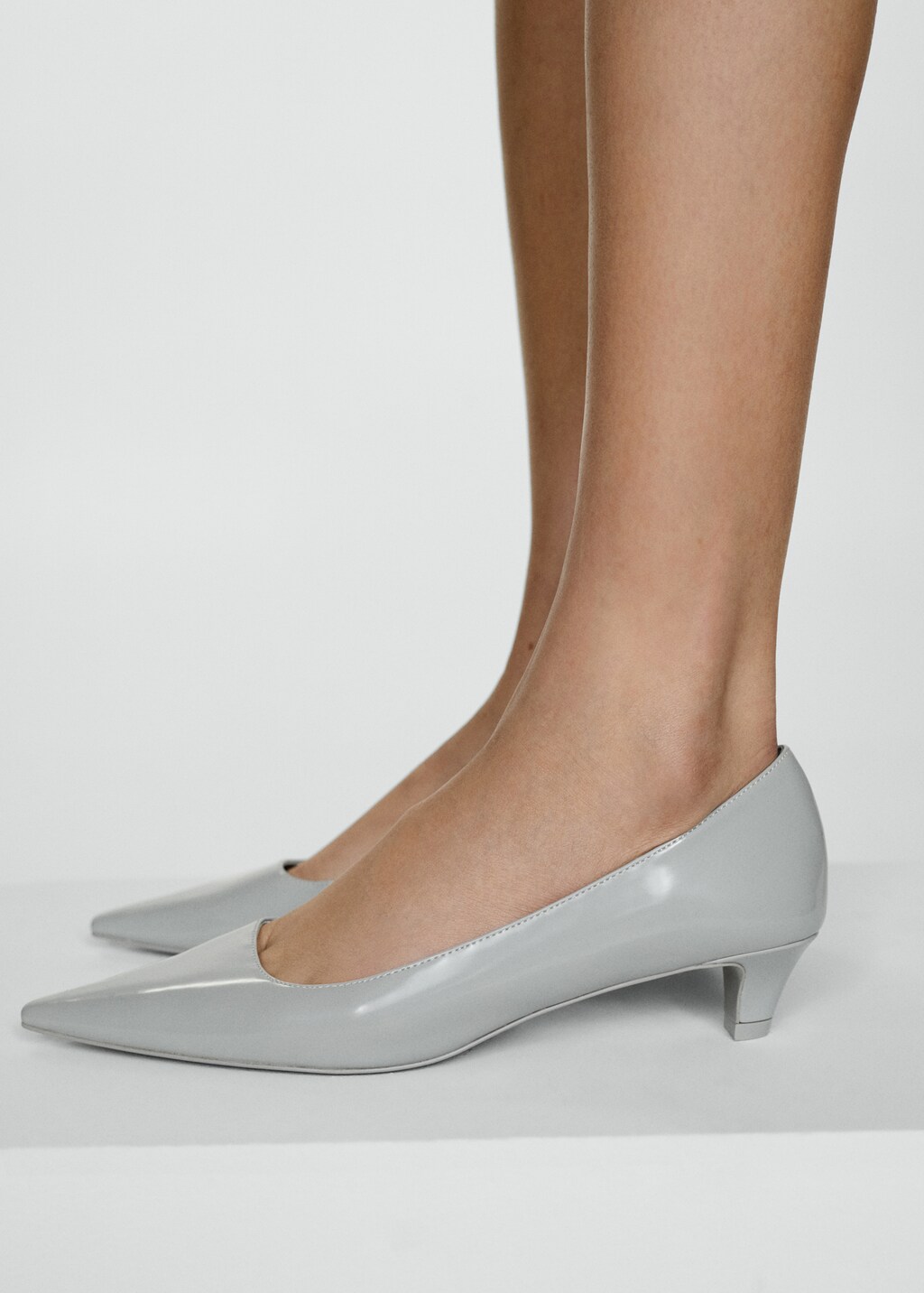Kitten heel shoes - Grey