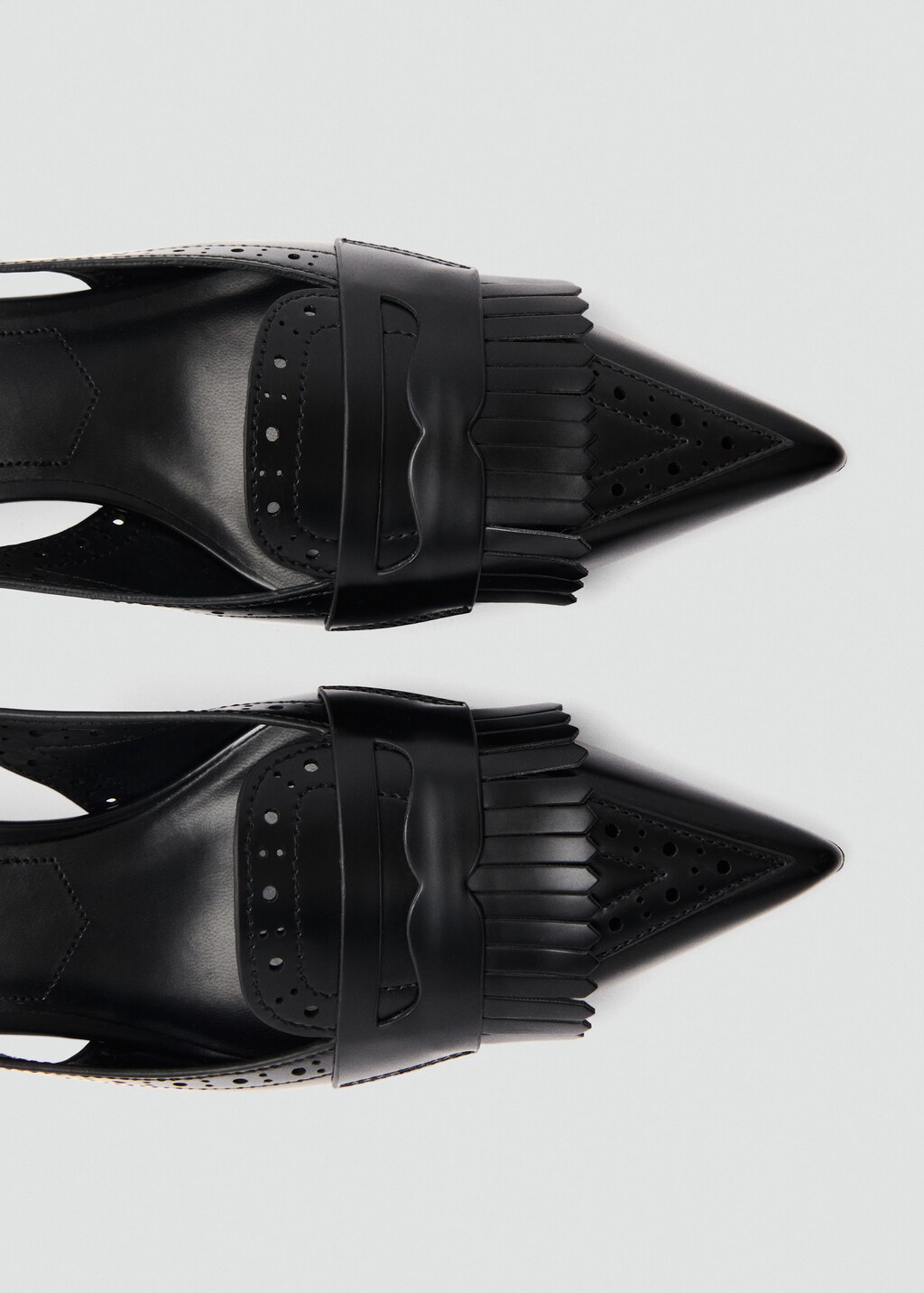 Fringe-heel shoes - Grey