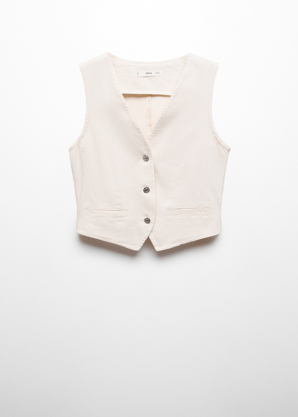 Buttoned denim gilet - Off White