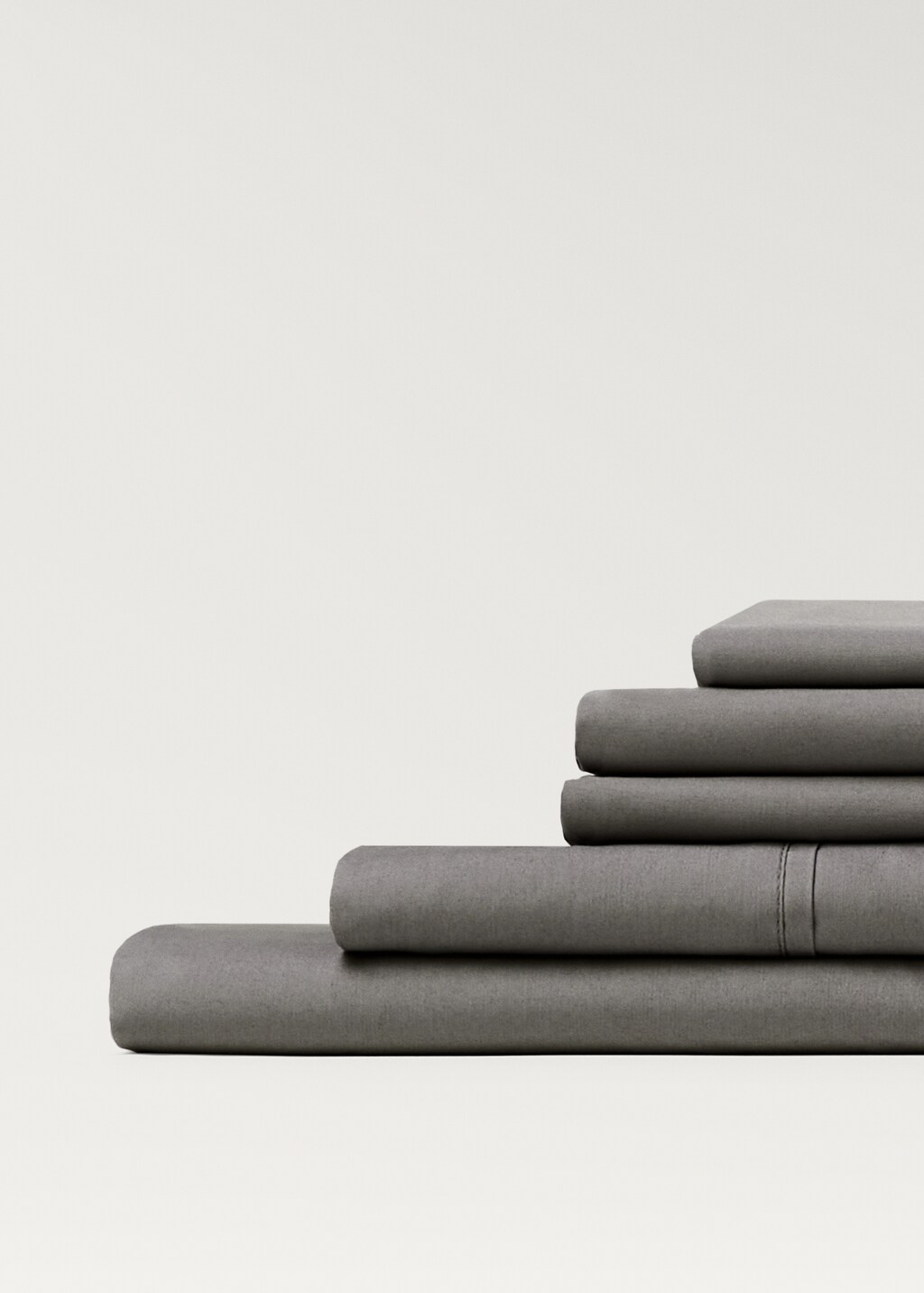 Fitted sheet orosei - Light/Pastel Grey