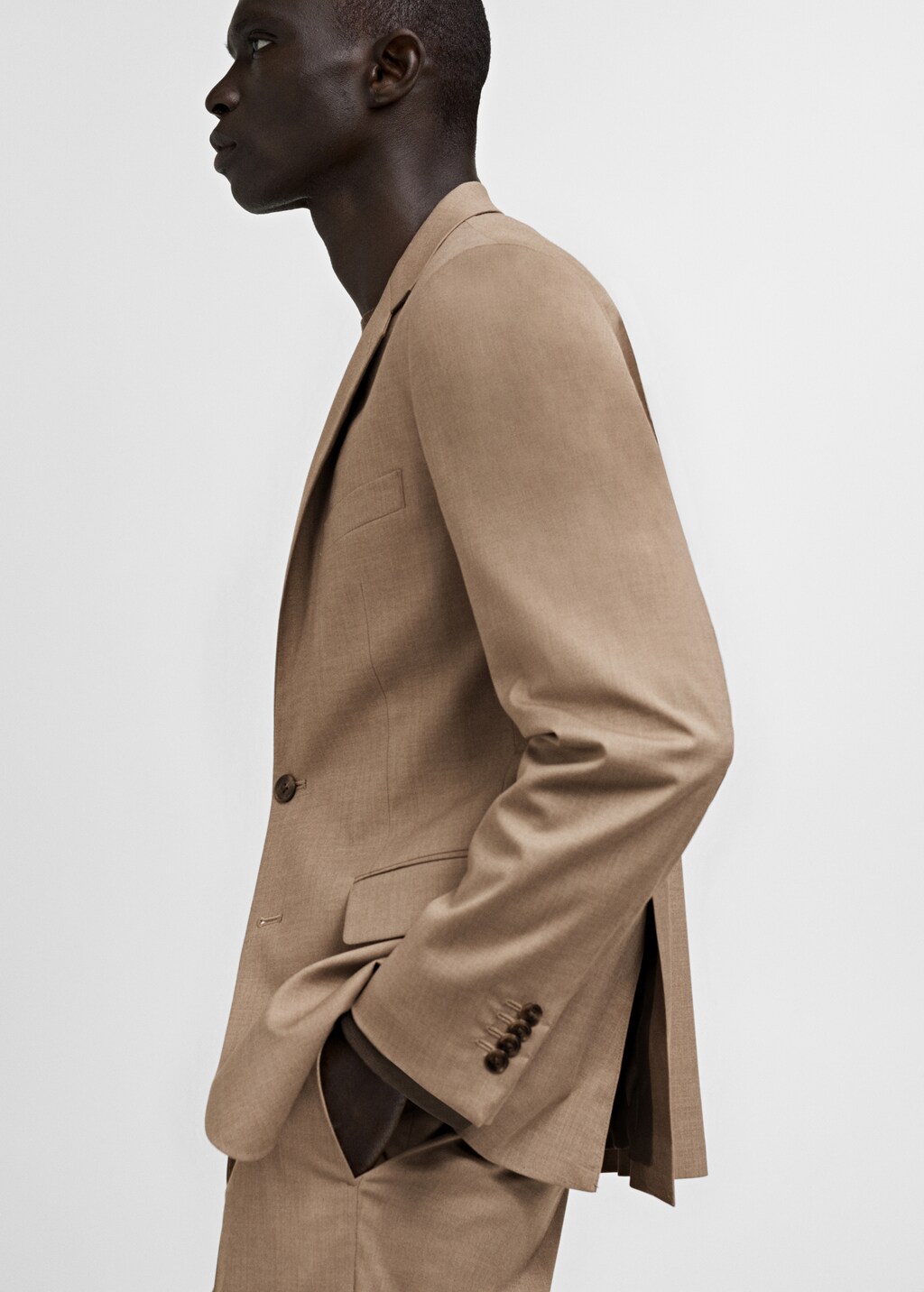 Milan slim-fit suit jacket - Grey