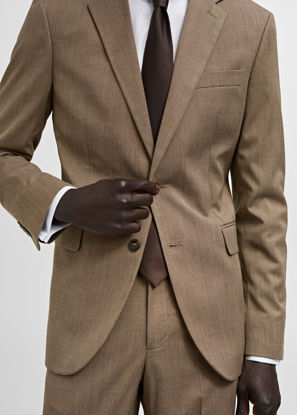 Milan slim-fit suit jacket - Grey