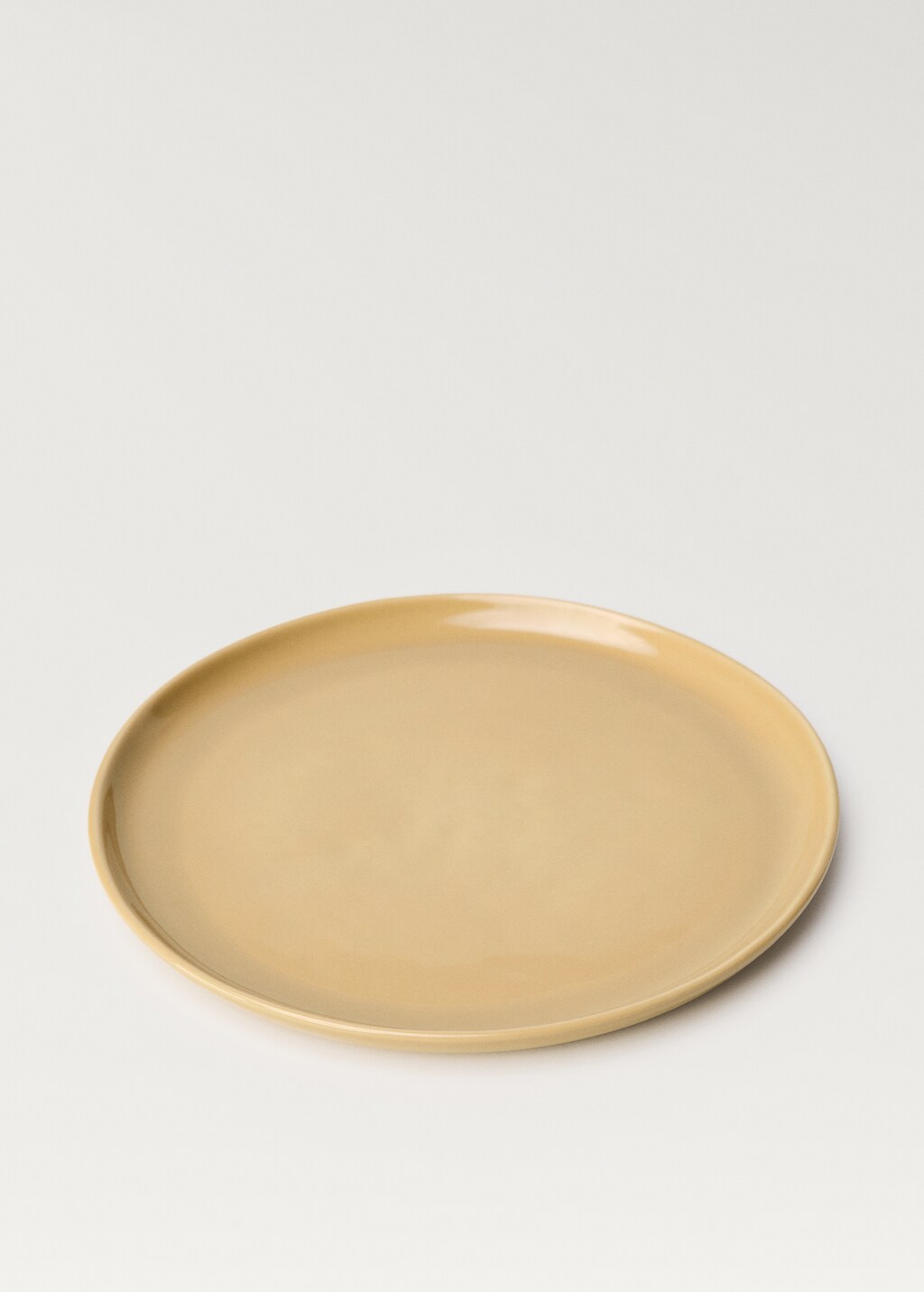 Stoneware dessert plate - Light Pink