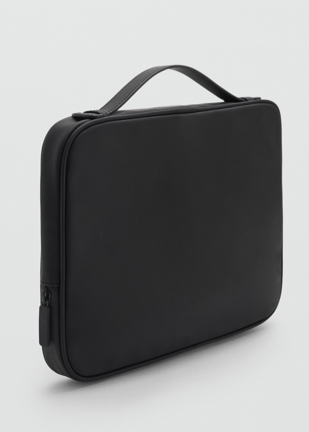 Rubberised laptop case - Black