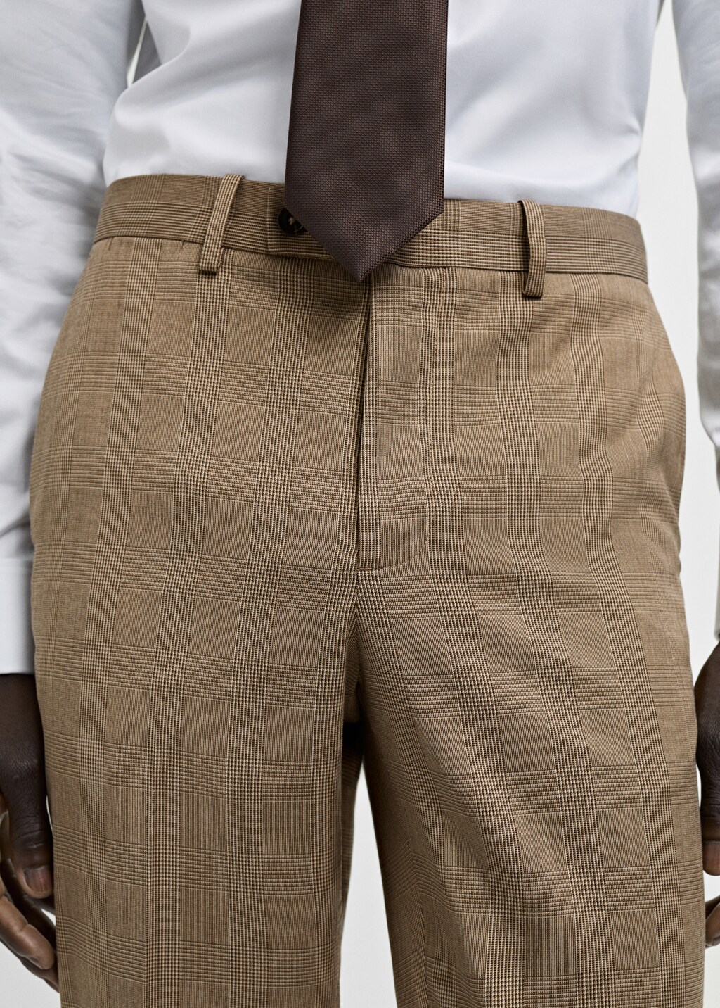 Milan slim-fit suit trousers - Grey