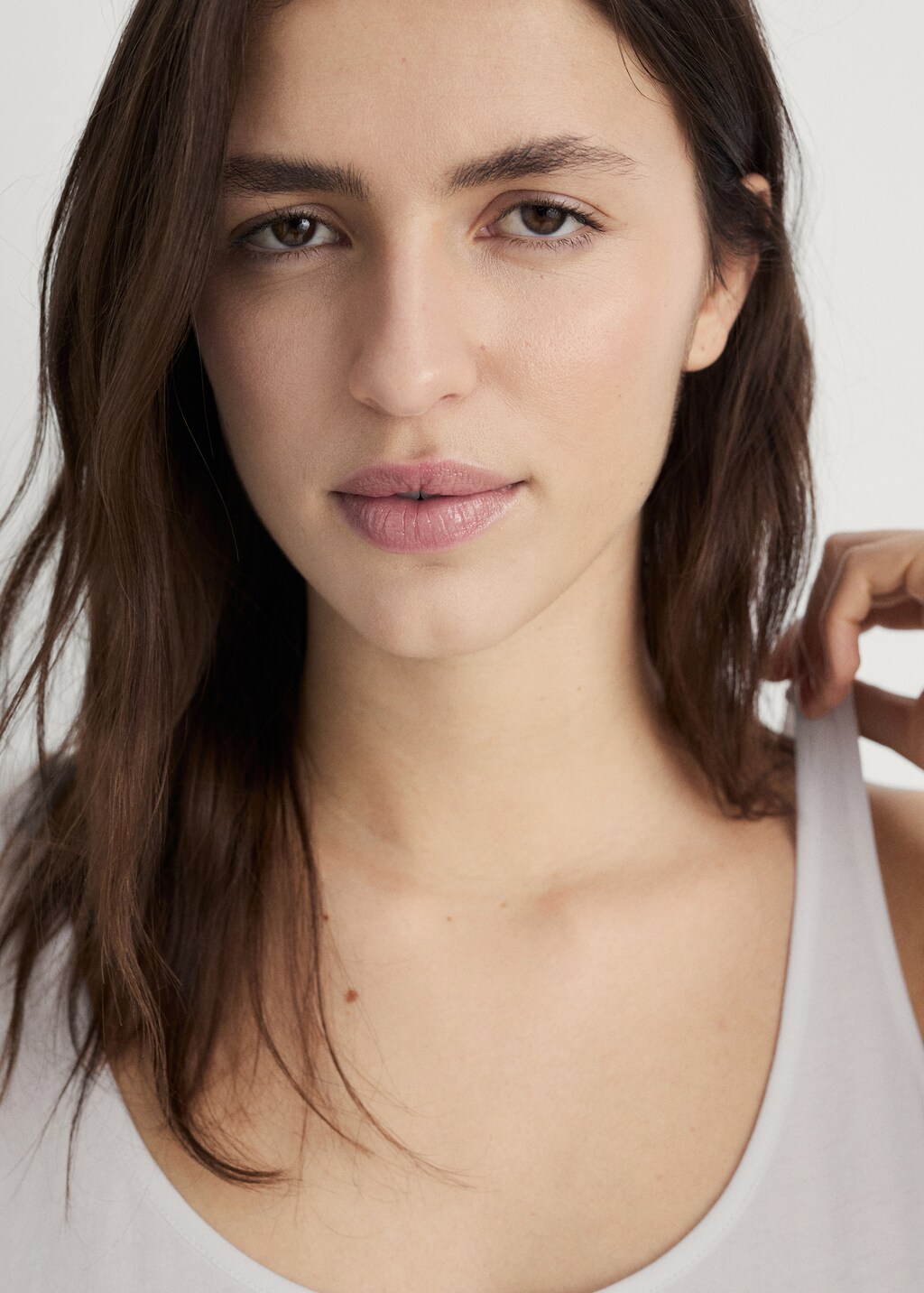 Pyjama top with straps - Pink