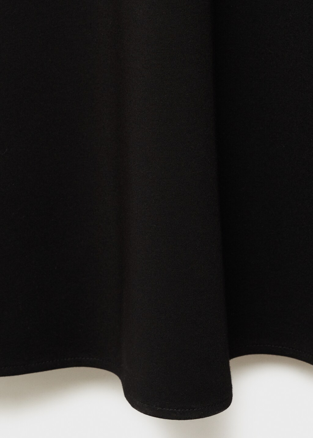 Flared midi-dress - Black