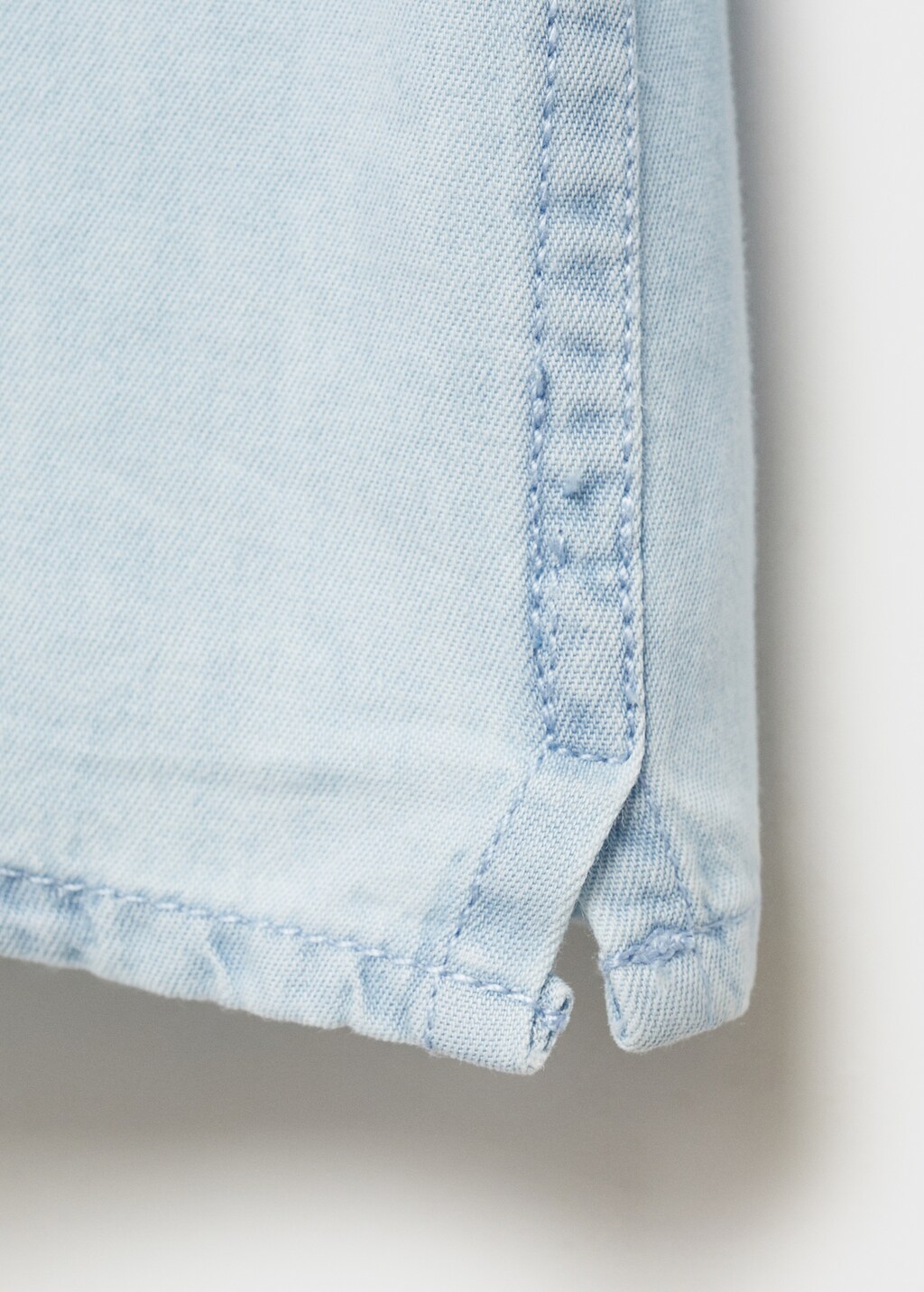 Pocket denim shirt - Light Blue