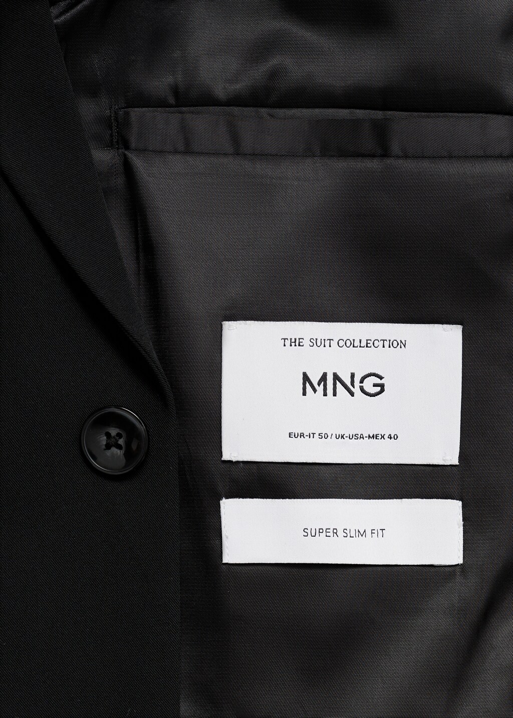 Super slim-fit suit jacket in stretch fabric - Grey