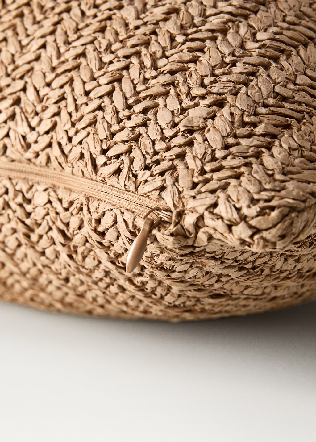 Cushion case straw - Sand