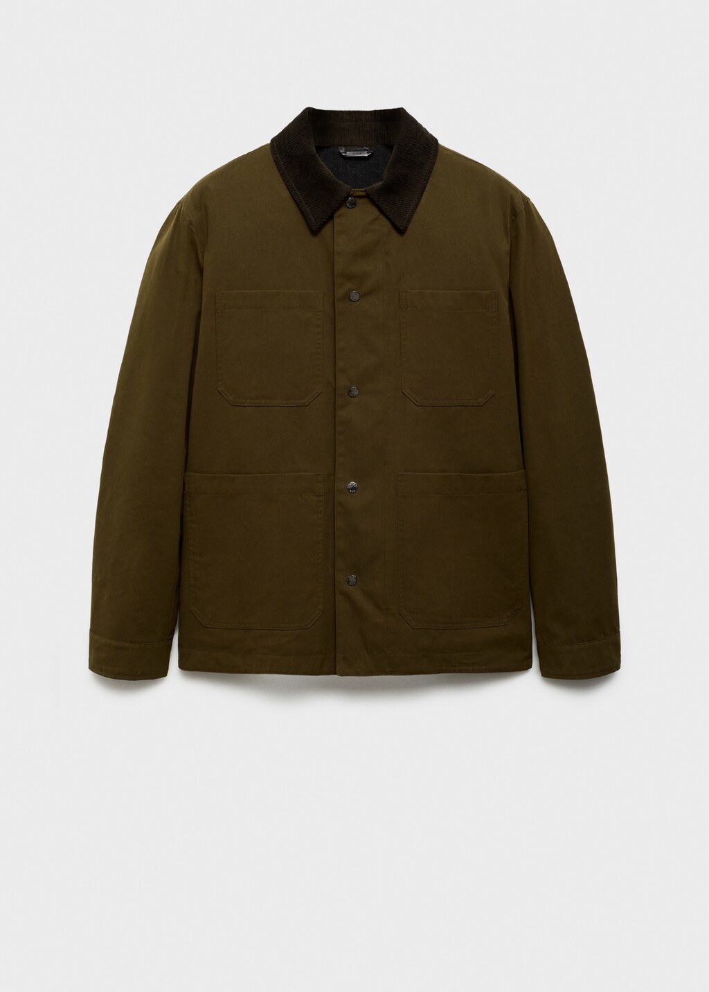 Water-repellent cotton jacket - Khaki