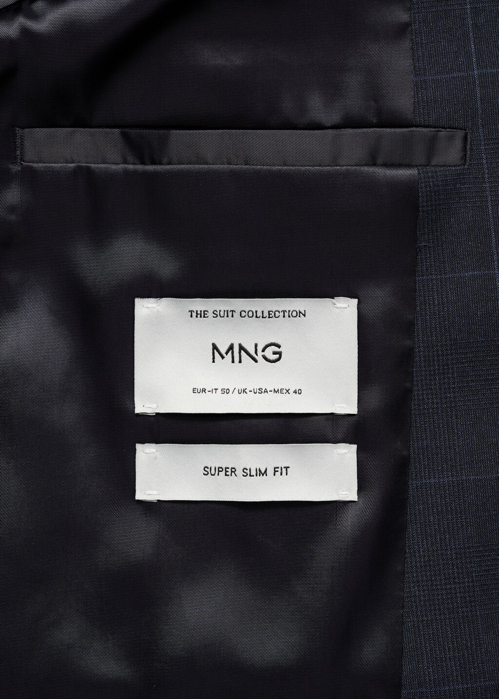 Super slim-fit suit jacket in stretch fabric - Grey