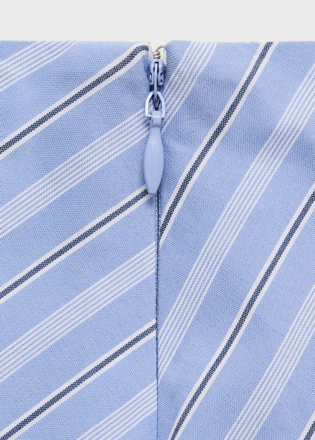 Striped midi skirt - Blue