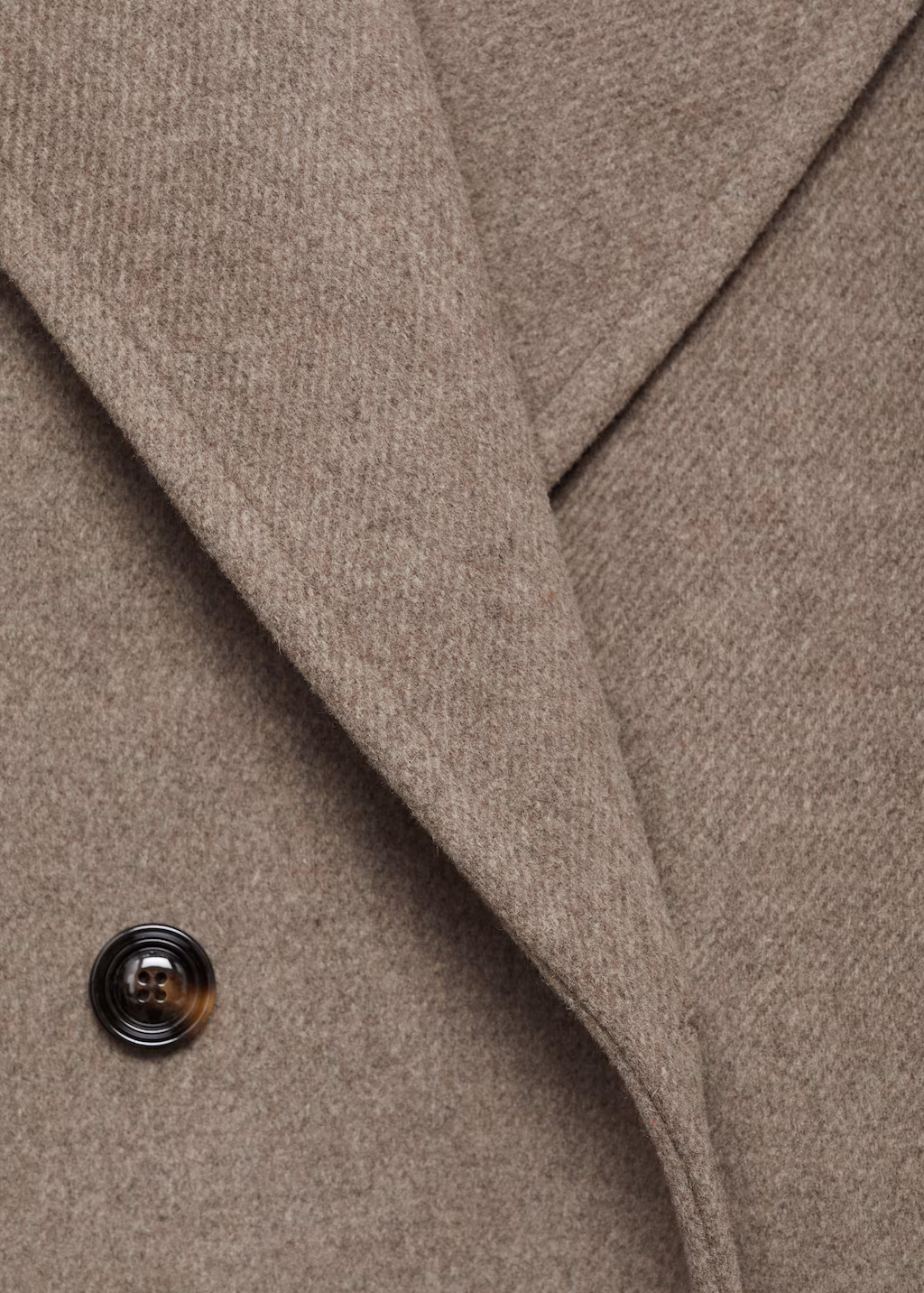 Lapels wool coat - Grey
