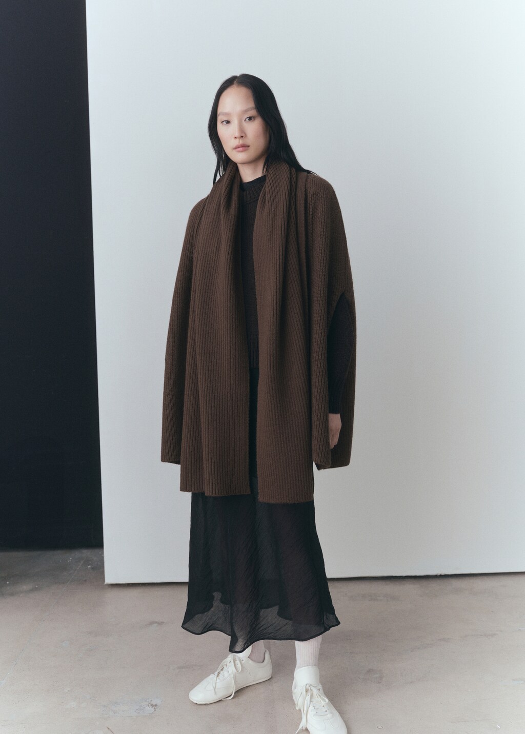 Cape scarf buttons - Chocolate