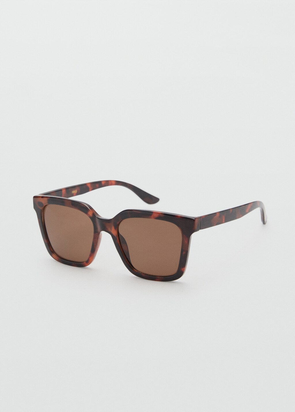 Squared frame sunglasses - Peach