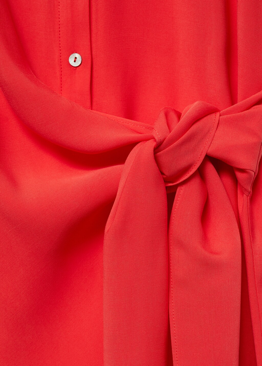 Wrap shirt dress - Beige