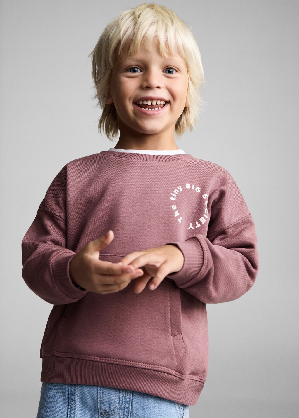 100% cotton sweatshirt - Cherry