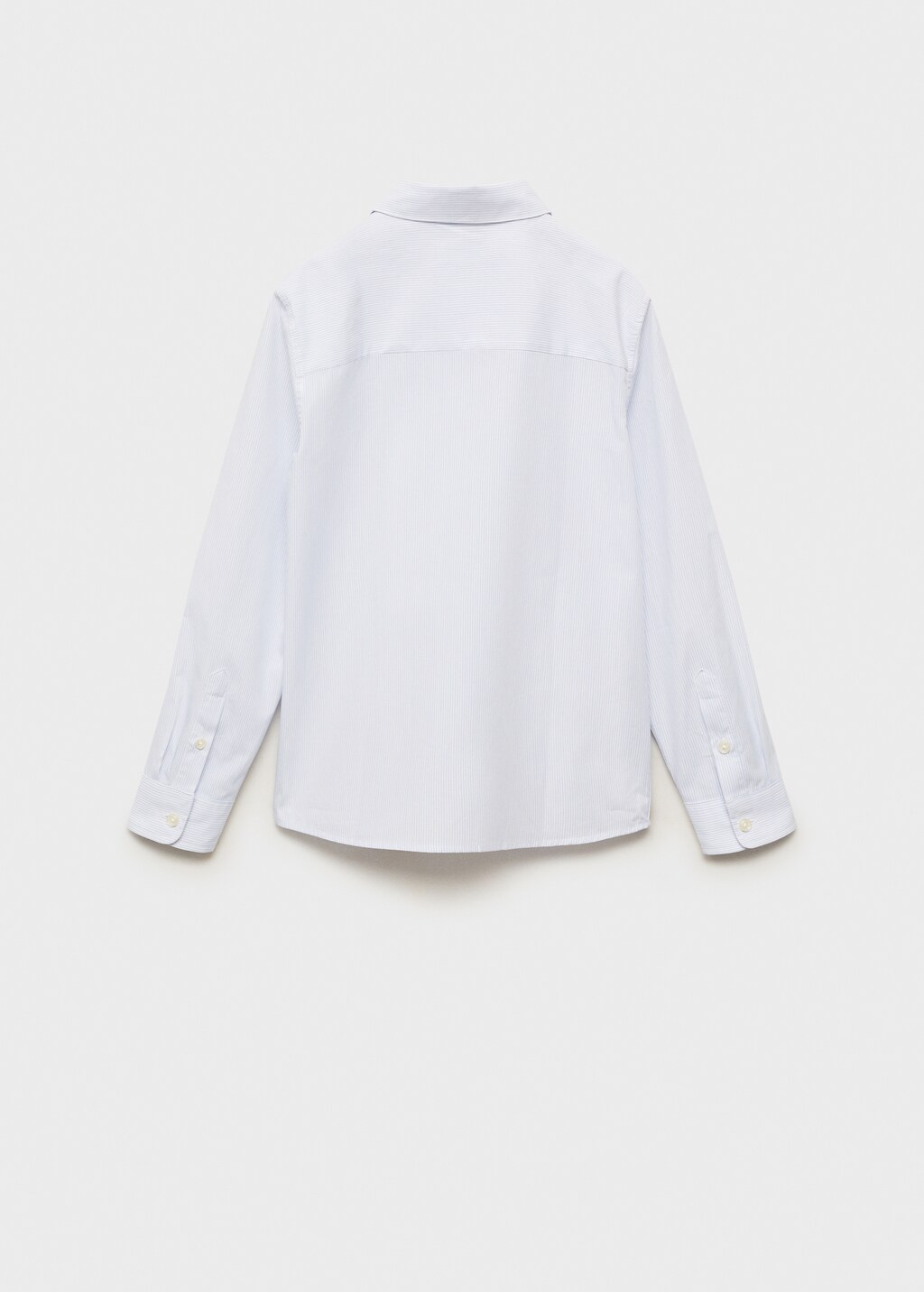 100% cotton striped shirt - Sky Blue