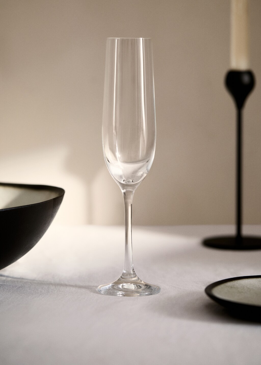 Crystal flute cup - Ice Grey