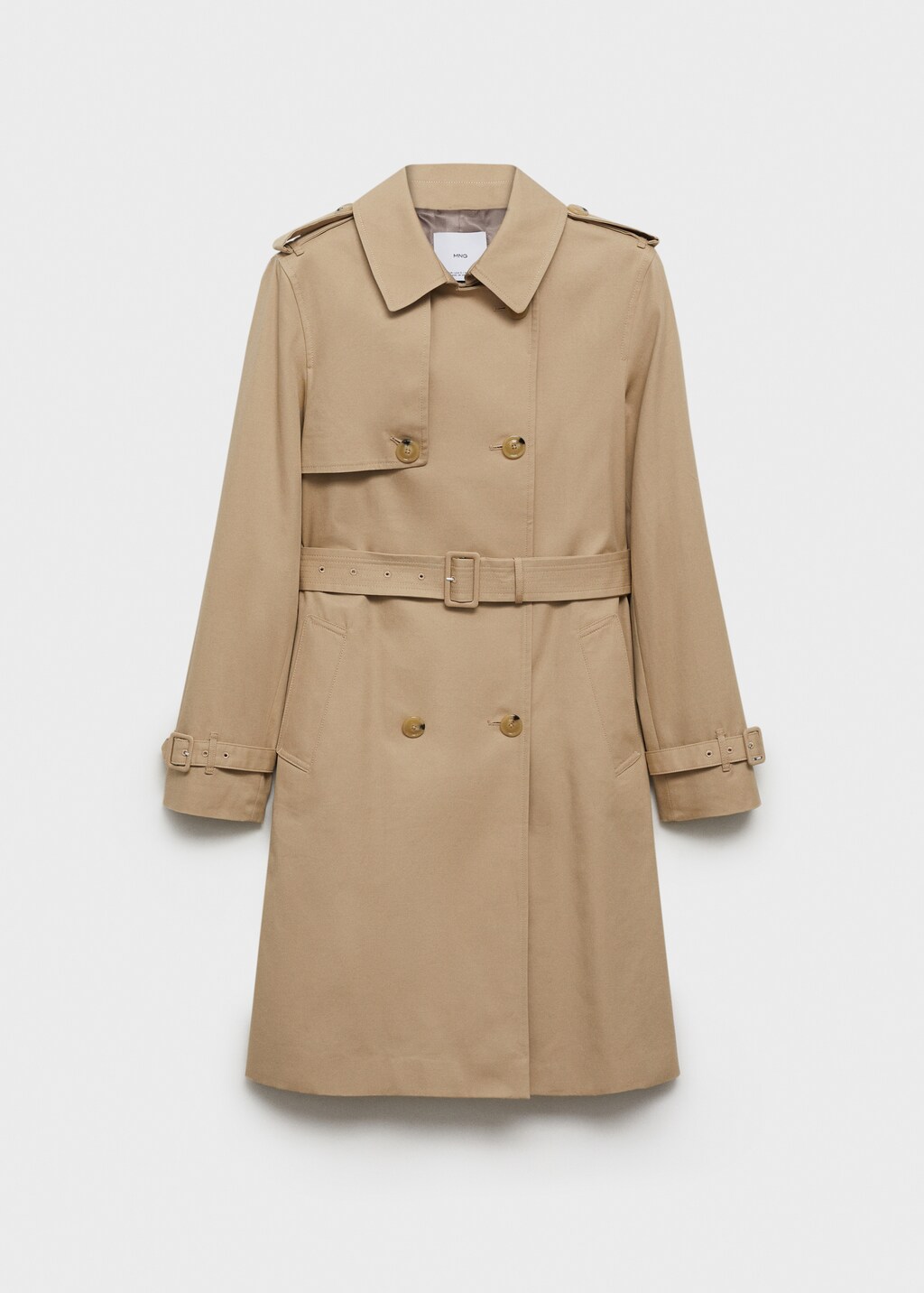 Classic trench coat with belt - Dark Navy