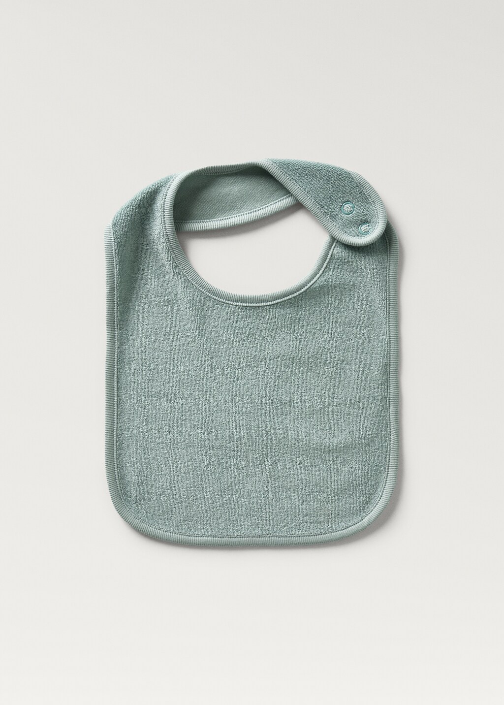 Cotton terry bib - Pink