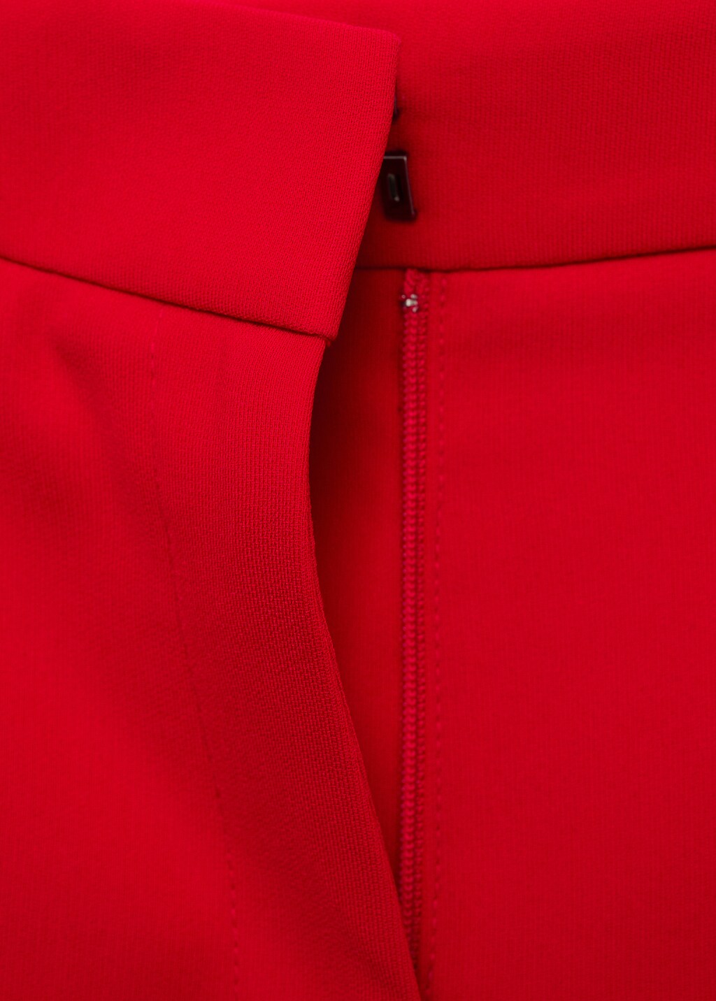 Wideleg suit trousers - Black