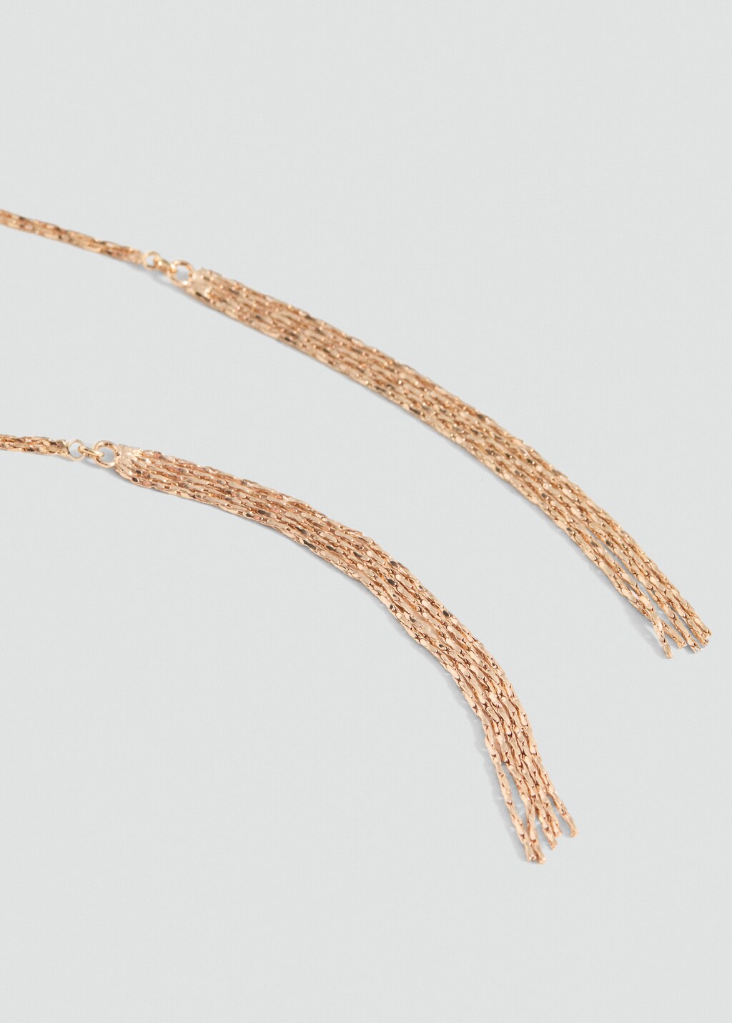 Slim waterfall necklace - Gold