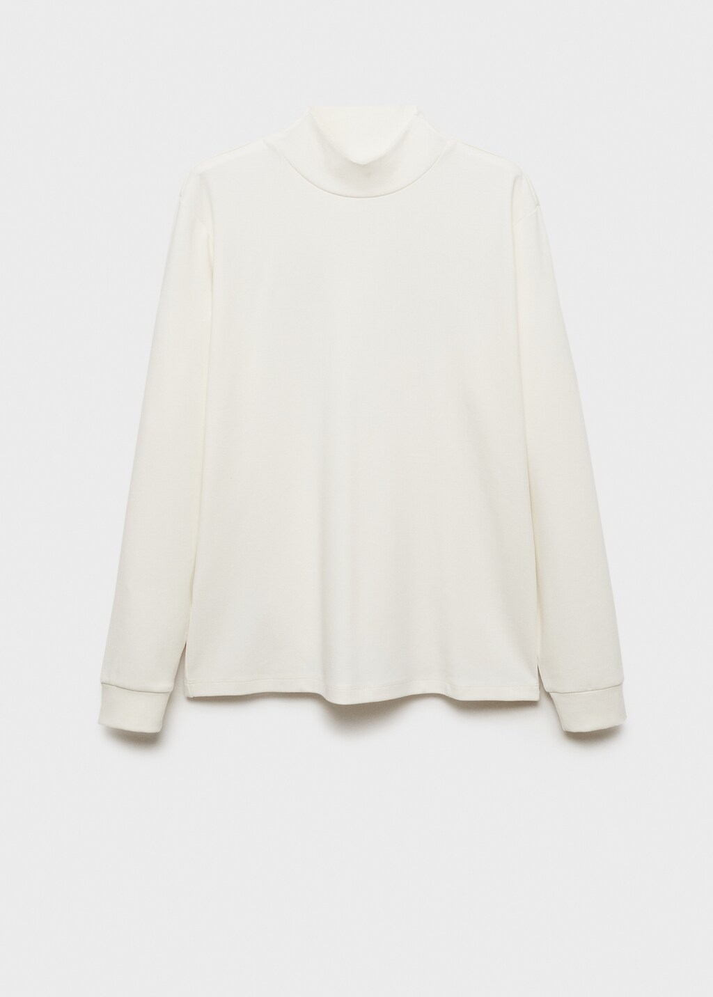 Perkins-neck long-sleeved t-shirt - Black