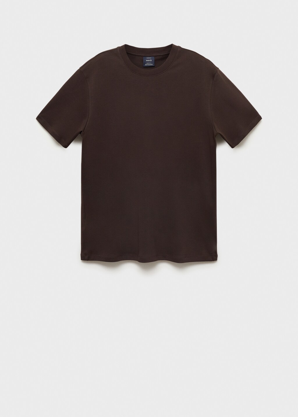 Medium weight regular fit T-shirt - Black