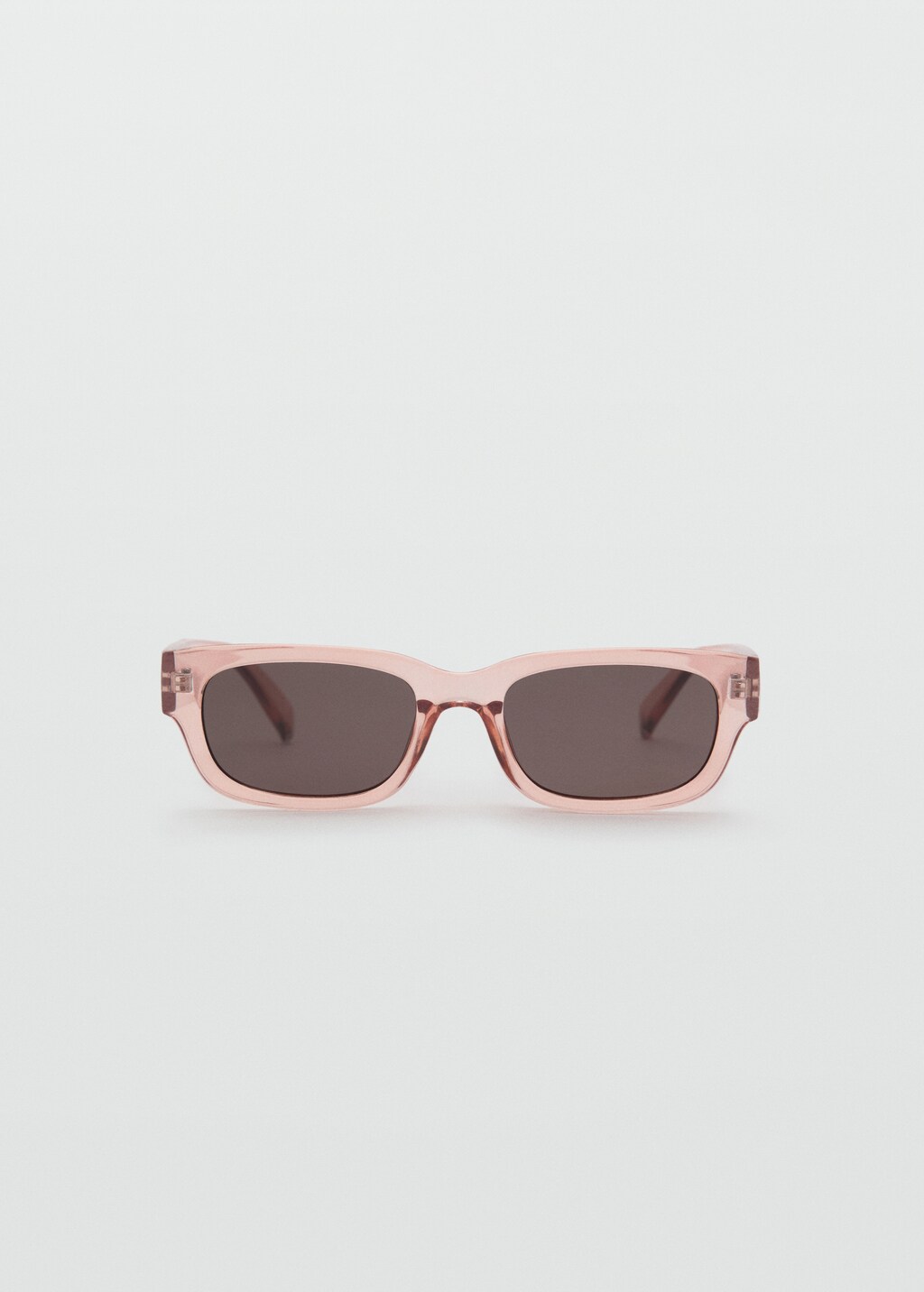Rectangular-frame sunglasses - Chocolate