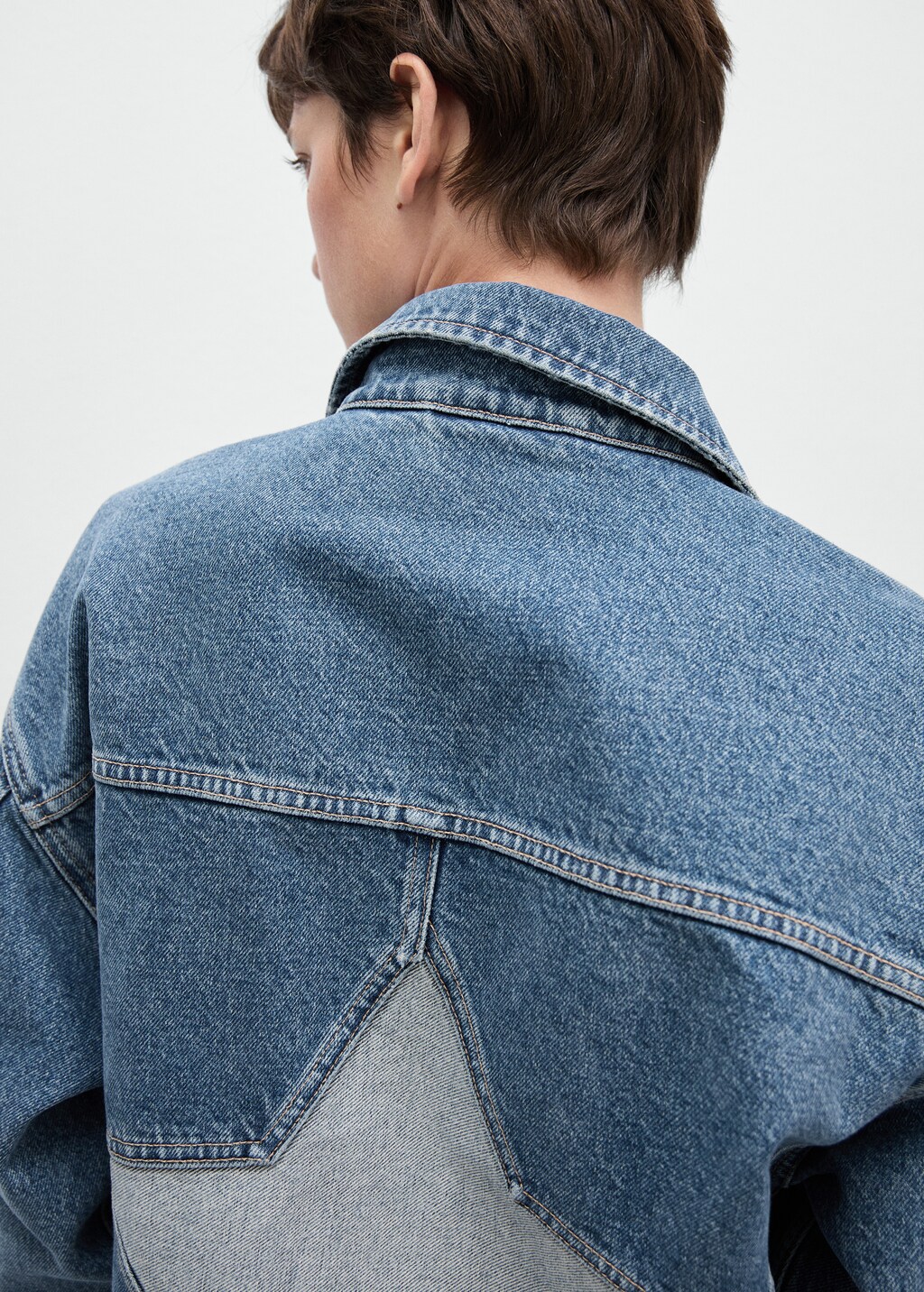 Star denim jacket - Medium Blue