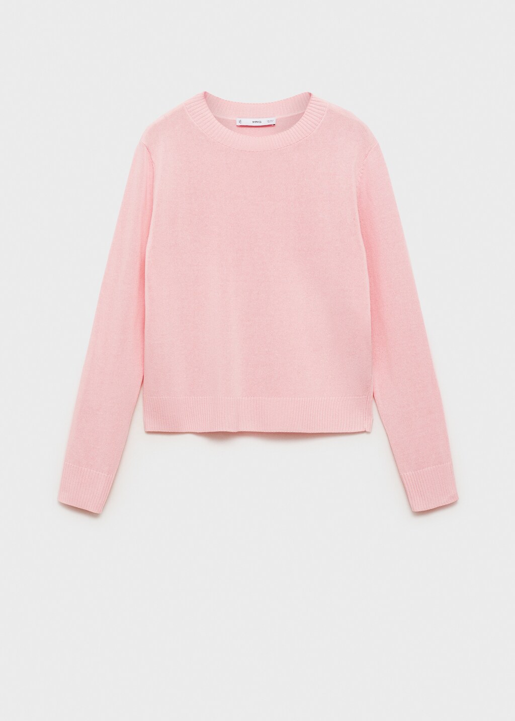 Linen-blend knitted sweater - Sky Blue