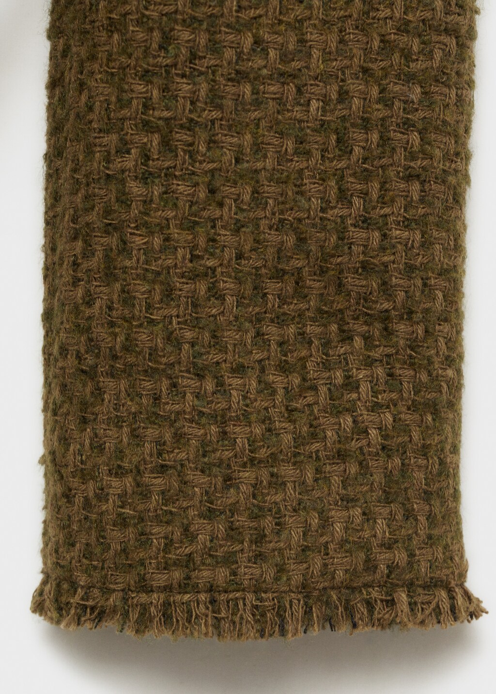 Tweed jacket with jewel buttons - Ecru