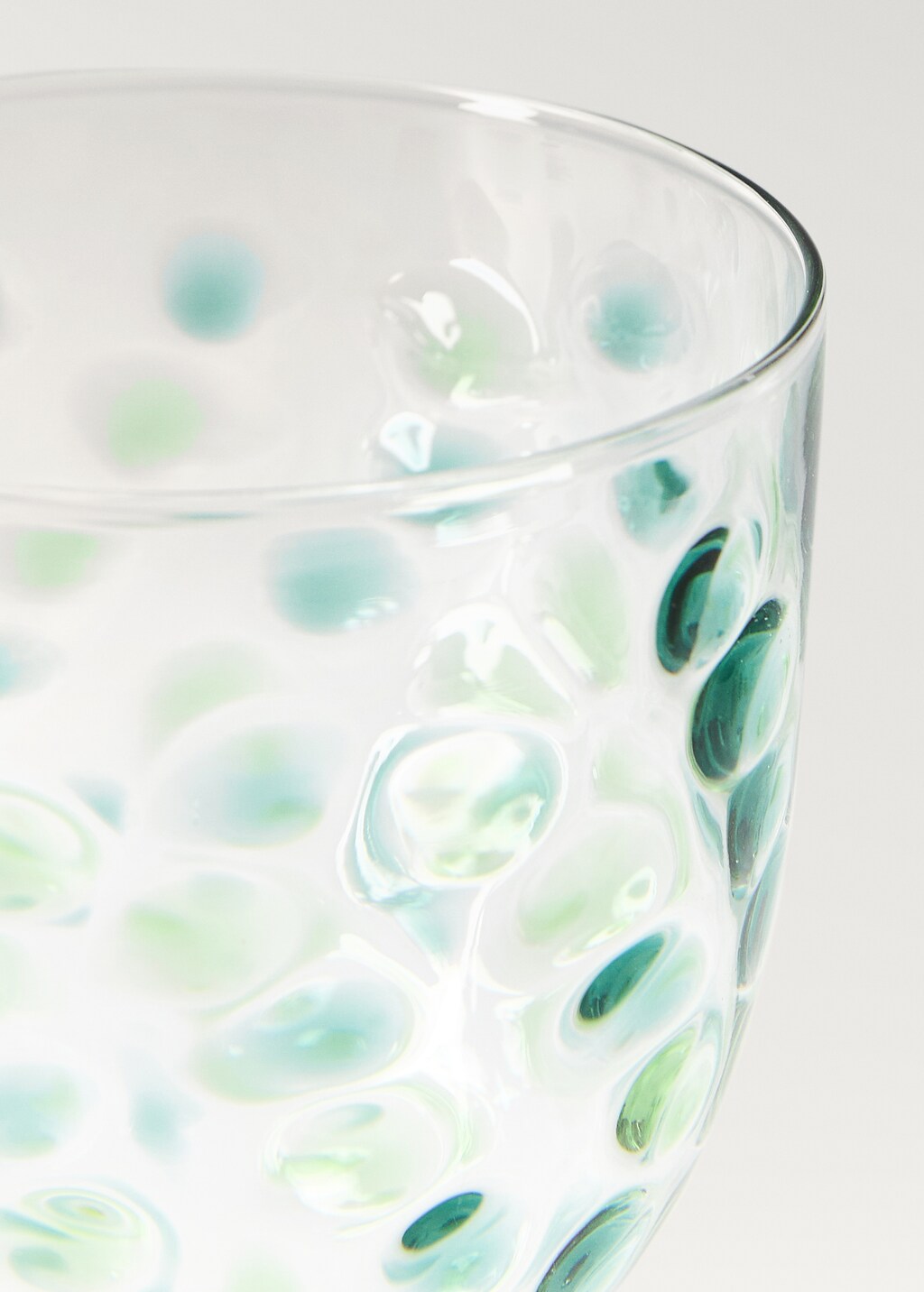 Borosilicate cup speckles - Blue