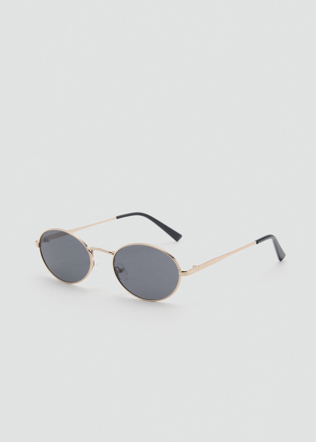 Round metal-rimmed sunglasses - Gold