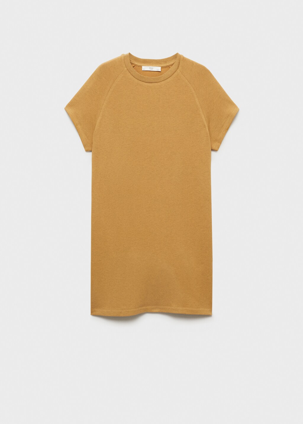 Heather fleece cotton nightgown - Plum